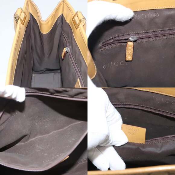 GUCCI GG Canvas Jackie Shoulder Bag Beige Gold 002 1073 002 1073 - Picture 12 of 12